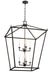 Meyda Tiffany - 190127 - Eight Light Pendant - Kitzi - Craftsman Brown