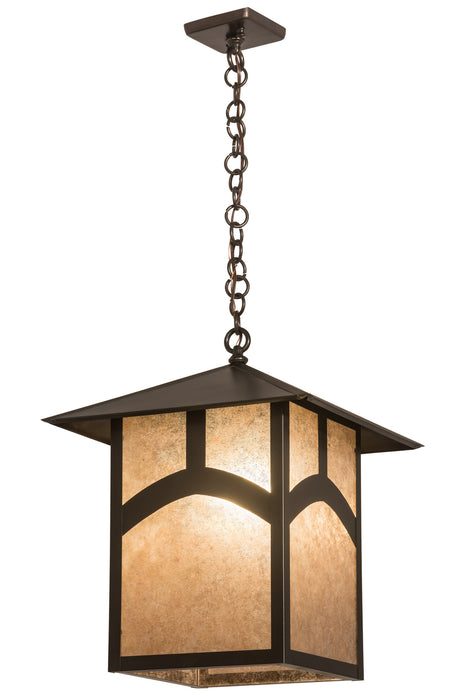 Meyda Tiffany - 92486 - One Light Pendant - Seneca - Craftsman Brown