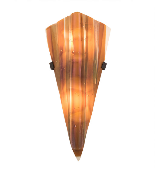 Meyda Tiffany - 193198 - Two Light Wall Sconce - Metro Fusion - Craftsman Brown