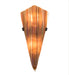 Meyda Tiffany - 193198 - Two Light Wall Sconce - Metro Fusion - Craftsman Brown