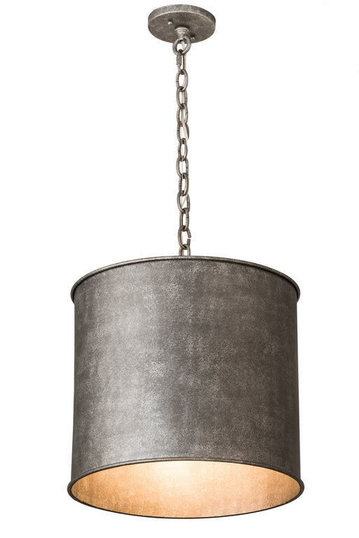 Meyda Tiffany - 190683 - One Light Pendant - Carson - Galvinized