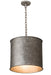 Meyda Tiffany - 190683 - One Light Pendant - Carson - Galvinized