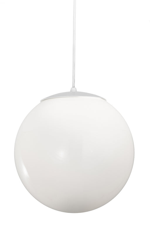 Meyda Tiffany - 191103 - One Light Pendant - Bola - White