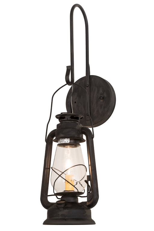 Meyda Tiffany - 191984 - One Light Wall Sconce - Miner`S Lantern - Costello Black