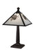 Meyda Tiffany - 192187 - One Light Table Lamp - Winter Pine - Oil Rubbed Bronze