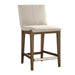 Uttermost - 23390 - Counter Stool - Klemens - Brushed Nickel