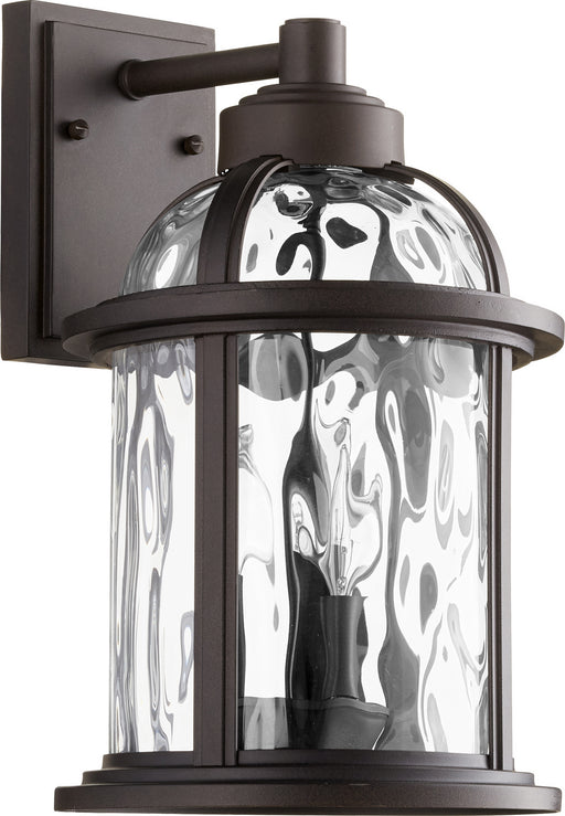 Quorum - 7760-3-86 - Three Light Outdoor Lantern - Winston - Oiled Bronze