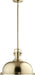 Quorum - 804-17-80 - One Light Pendant - Aged Brass