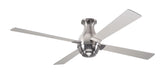 Modern Fan Co - GUS-FM-BN-56-NK-NL-005 - 56``Ceiling Fan - Gusto - Bright Nickel