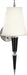 Robert Abbey - B603X - One Light Wall Sconce - Jonathan Adler Versailles - Black Lacquered Paint w/ Polished Nickel