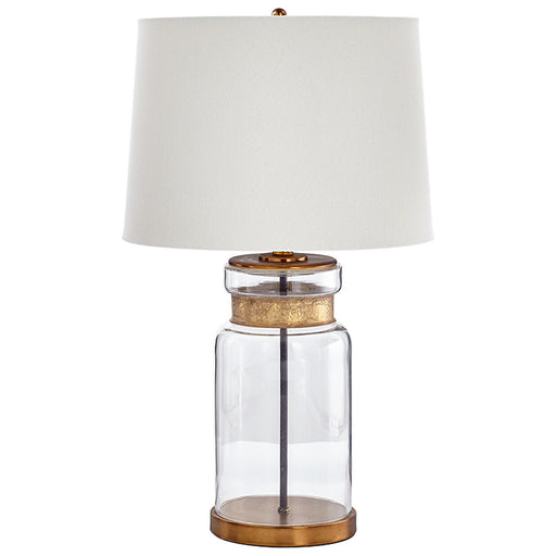 Cyan - 08513 - One Light Table Lamp - Clear And Gold