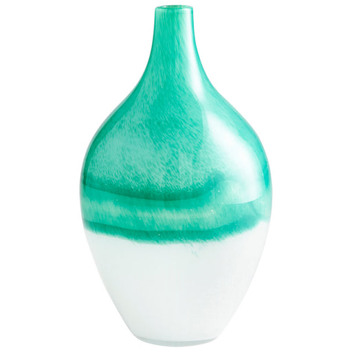 Cyan - 09521 - Vase - Turquoise/White