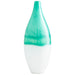 Cyan - 09522 - Vase - Turquoise/White