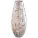 Cyan - 09647 - Vase - Metallic Sand Swirl