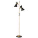 Dainolite Ltd - 1680F-BK-VB - Two Light Floor Lamp - Mid Century Modern - Vintage Bronze