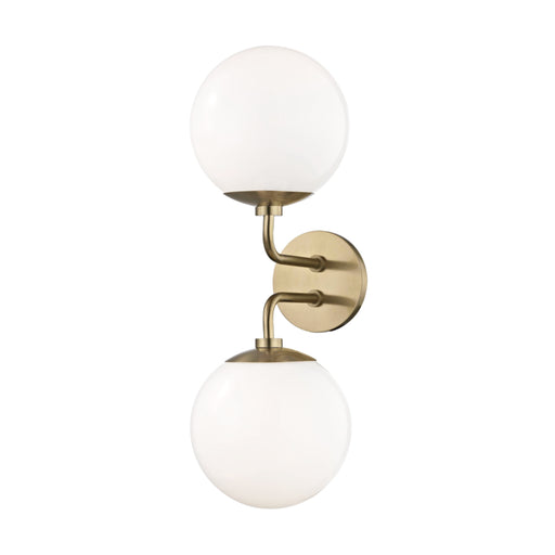 Mitzi - H105102-AGB - Two Light Wall Sconce - Stella - Aged Brass