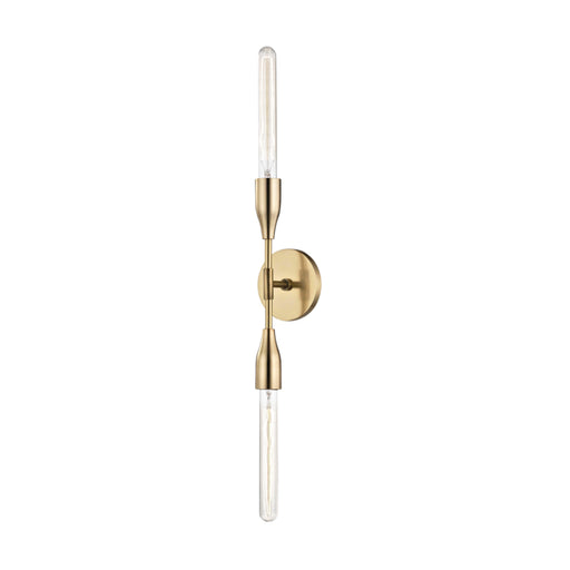 Mitzi - H116102-AGB - Two Light Wall Sconce - Tara - Aged Brass