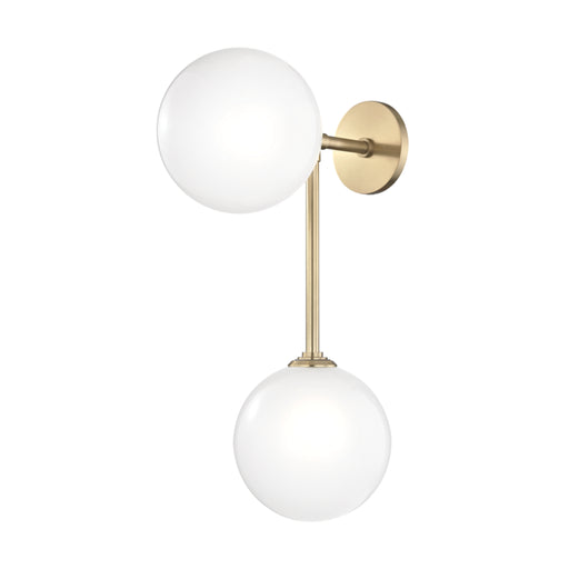 Mitzi - H122102-AGB - Two Light Wall Sconce - Ashleigh - Aged Brass