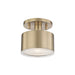Mitzi - H159601-AGB - One Light Flush Mount - Nora - Aged Brass