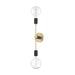 Mitzi - H178102-AGB/BK - Two Light Wall Sconce - Astrid - Aged Brass/Black