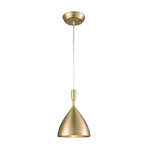 Elk Lighting - 17092/1FB - One Light Mini Pendant - Spun Aluminum - French Brass