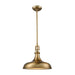 Elk Lighting - 57071/1 - One Light Pendant - Rutherford - Satin Brass