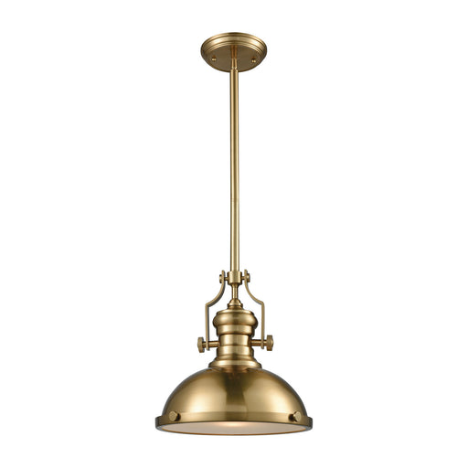 Elk Lighting - 66594-1 - One Light Pendant - Chadwick - Satin Brass