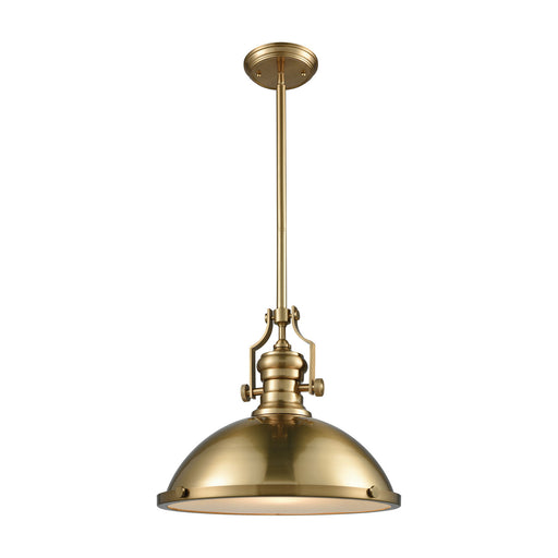 Elk Lighting - 66598-1 - One Light Pendant - Chadwick - Satin Brass