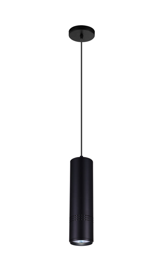 CWI Lighting - 7117P3-1-101-B - LED Mini Pendant - Stowe - Black & Wood