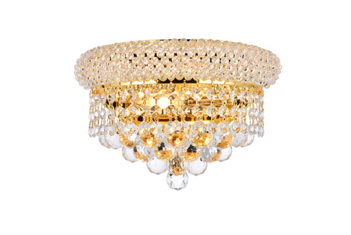 Elegant Lighting - V1802W12G/RC - Two Light Wall Sconce - Primo - Gold