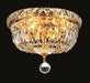 Elegant Lighting - V2528F10G/RC - Four Light Flush Mount - Tranquil - Gold