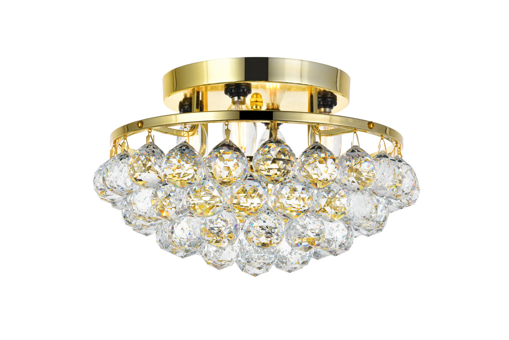 Elegant Lighting - V9805F14G/RC - Four Light Flush Mount - Corona - Chrome