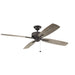 Kichler - 310165WZC - 65``Ceiling Fan - Eads - Weathered Zinc