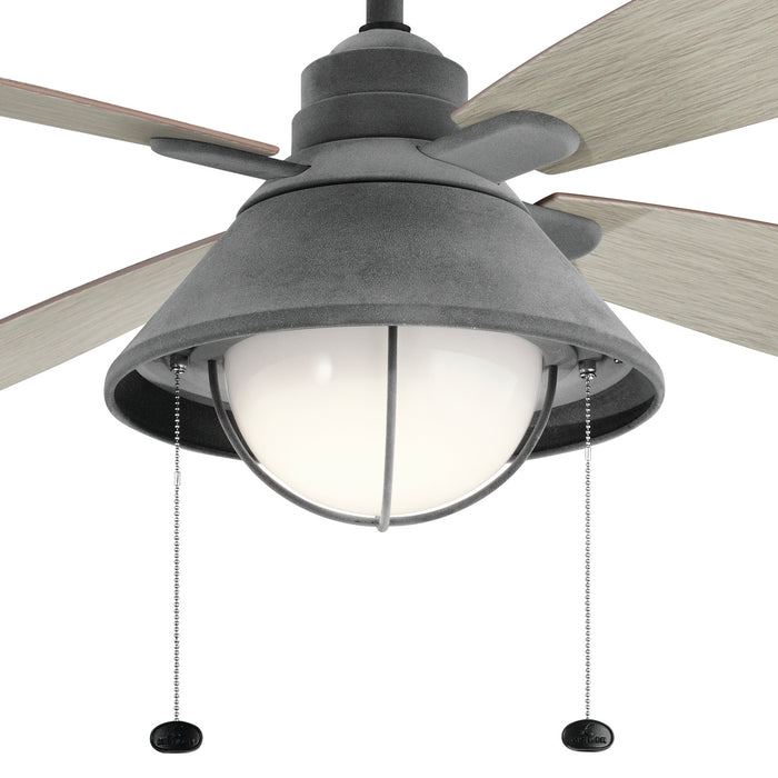 Kichler 310181WZC 54``Ceiling Fan Seaside Weathered Zinc — Lighting  Design Store