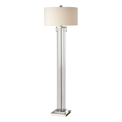 Uttermost - 28160 - One Light Floor Lamp - Monette - Brushed Nickel
