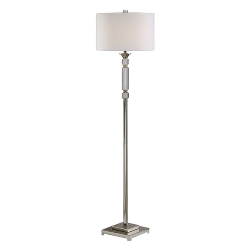 Uttermost - 28165-1 - One Light Floor Lamp - Volusia - Polished Nickel