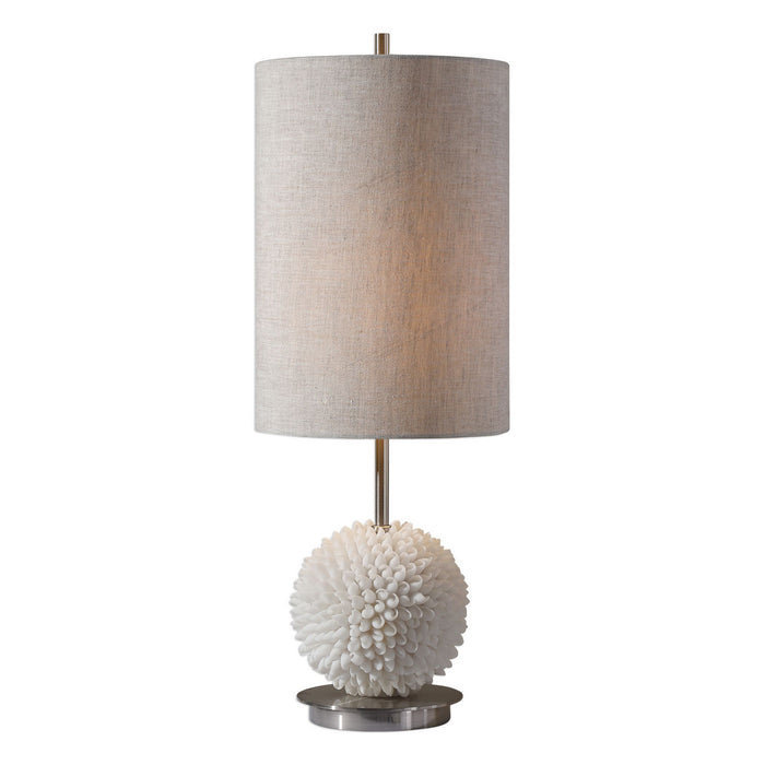 Uttermost - 29613-1 - One Light Table Lamp - Cascara - Brushed Nickel