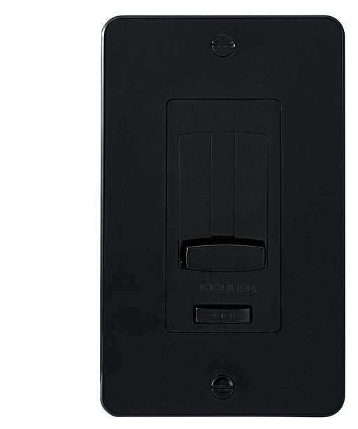 Kichler - 1DDTRIMBK - LED Driver /Dimmer Trim - Under Cabinet Accessories - Black Material (Not Painted)