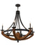 Meyda Tiffany - 164690 - Six Light Chandelier - Rustic Doyle - Wrought Iron