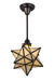 Meyda Tiffany - 173524 - One Light Pendant - Moravian Star - Craftsman Brown