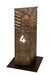 Meyda Tiffany - 191701 - Four Light Bollard - Aploks - Burnished Brass