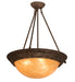 Meyda Tiffany - 191955 - Three Light Pendant - Dionne - Rust