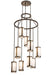 Meyda Tiffany - 192968 - Nine Light Chandelier - Cartier - Antique Copper