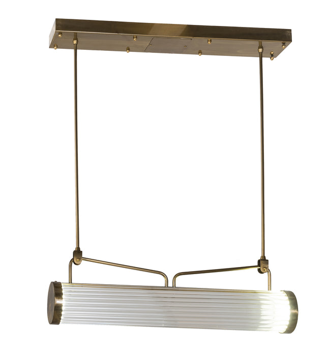 Meyda Tiffany - 193559 - LED Pendant - Cilindro - Natural Brass