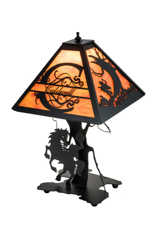 Meyda Tiffany - 194148 - One Light Table Lamp - Personalized - Nickel