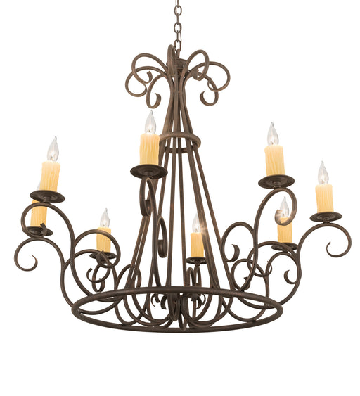 Meyda Tiffany - 194321 - Eight Light Chandelier - Marguerite - Copper