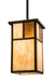 Meyda Tiffany - 194832 - One Light Pendant - Hyde Park - Craftsman Brown