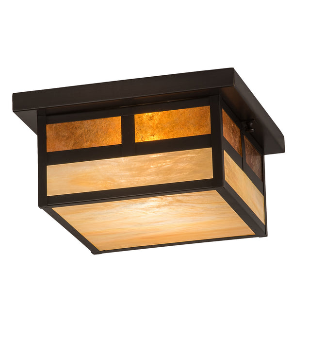 Meyda Tiffany - 194866 - One Light Wall Sconce - Hyde Park - Craftsman Brown