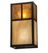 Meyda Tiffany - 194871 - Two Light Wall Sconce - Hyde Park - Craftsman Brown