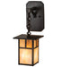 Meyda Tiffany - 194872 - One Light Wall Sconce - Hyde Park - Craftsman Brown